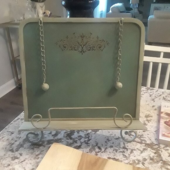 NEW Metal Cookbook Holder, Blue - Picture 3 of 7